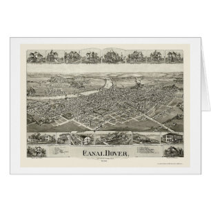 Canal Dover, OH Panoramic Map - 1899