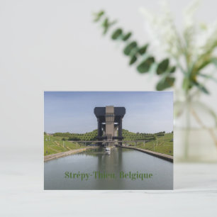 Canal du Centre and Boat Lift, Belgium Postcard