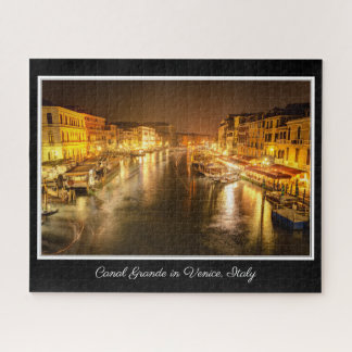 Canal Grande à la nuit, Venise, Italie Puzzle