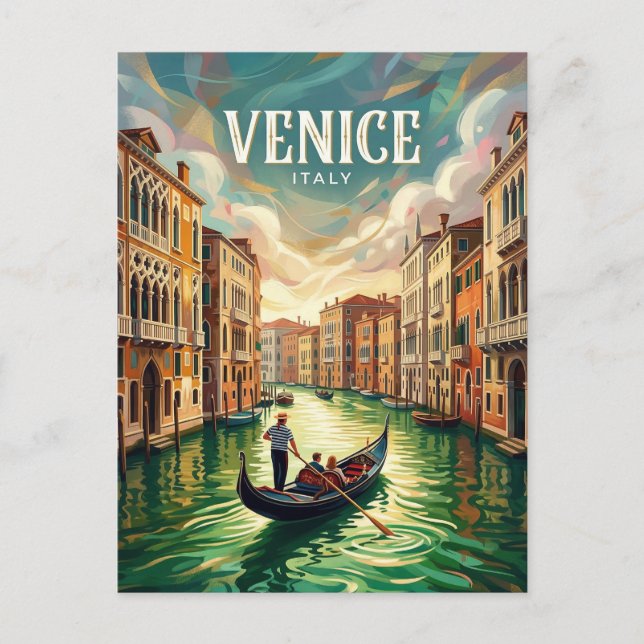 Canal Grande Italy Postcard (Front)