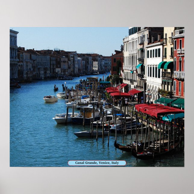 Canal Grande, Venice, Italy Poster (Front)