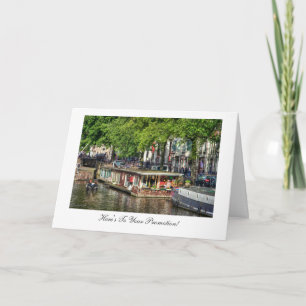 Canal Houseboat, Congratulations on Your Promotion Card
