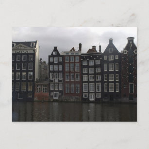 Canal houses in Amsterdam Postcard