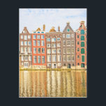 Canal in Amsterdam Postcard<br><div class="desc">Canal in Amsterdam</div>