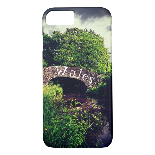 Canal in Brecon, Wales iPhone Case (Back)