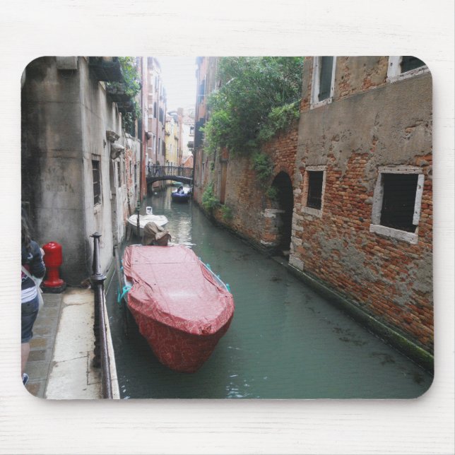 Canal in Italy Mouse Pad (Front)