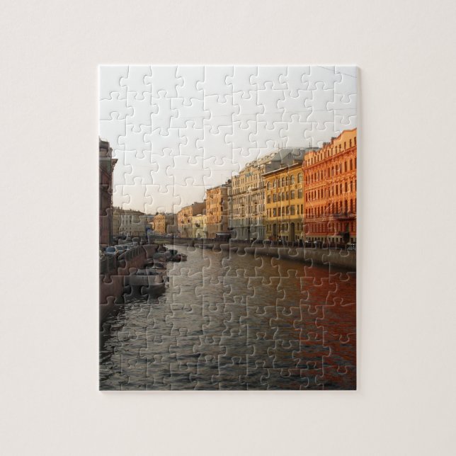 Canal in st Petersburg, Russia Jigsaw Puzzle (Vertical)