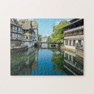 Canal in Strasbourg Jigsaw Puzzle