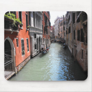Canal in Venice in Italy Mouse Pad