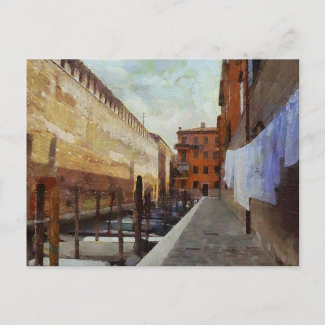 Canal in Venice Postcard (Front)