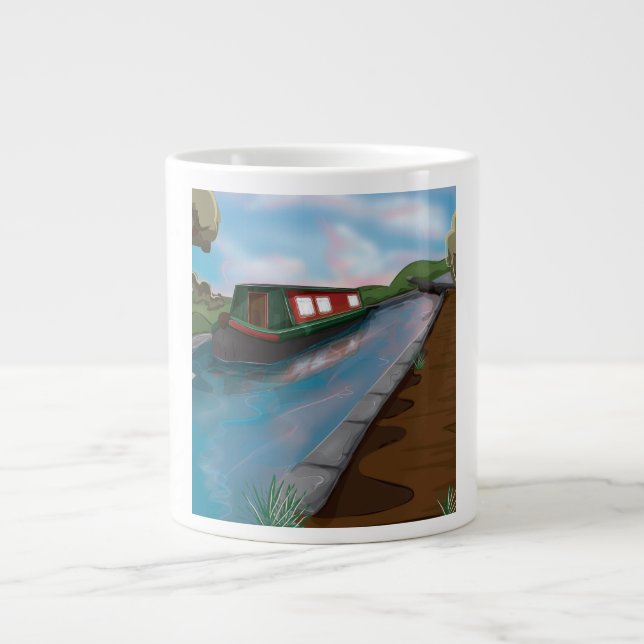 Canal Large Coffee Mug (Front)