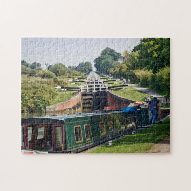 Canal Locks Jigsaw Puzzle (Horizontal)