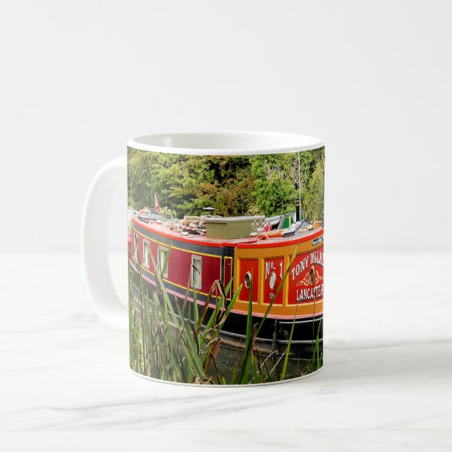 CANAL NARROWBOATS COFFEE MUG (Front Left)