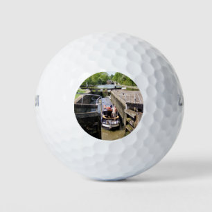 CANAL NARROWBOATS GOLF BALLS