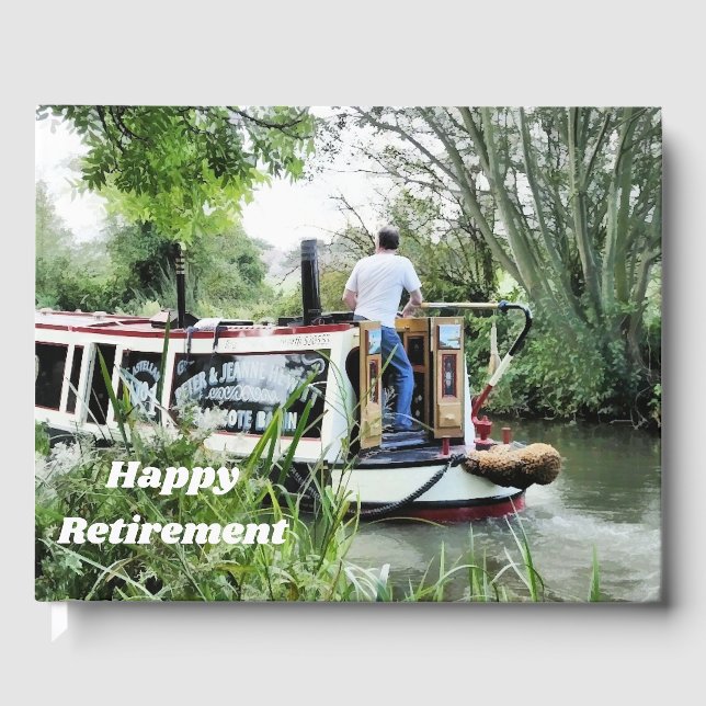 CANAL NARROWBOATS GUEST BOOK (Front)