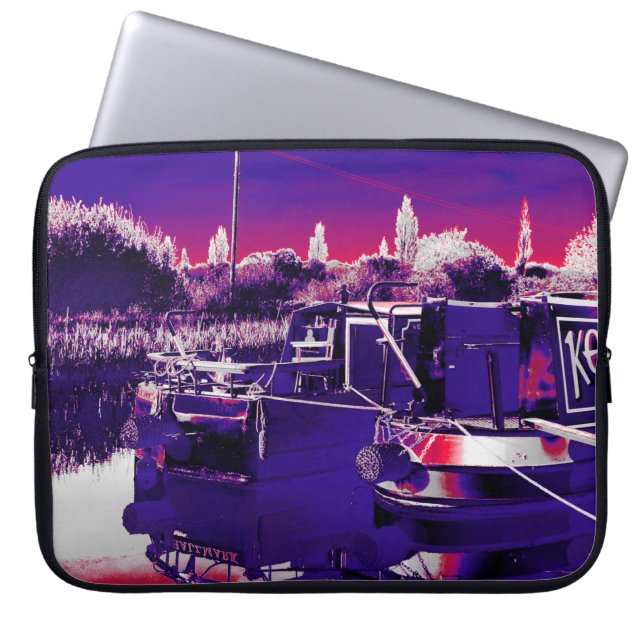 CANAL NARROWBOATS    LAPTOP SLEEVE (Front)