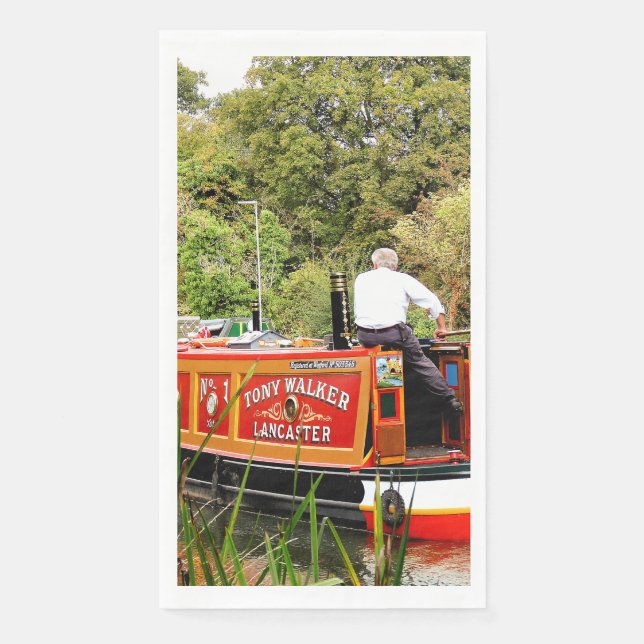 CANAL NARROWBOATS NAPKIN (Front)