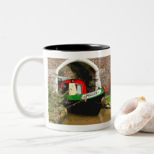 CANAL NARROWBOATS  Two-Tone COFFEE MUG