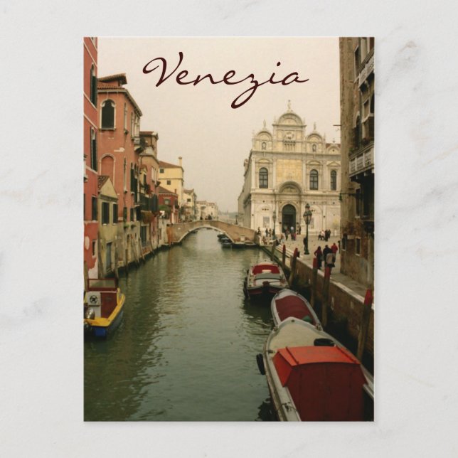 Canal of Venice Postcard (Front)