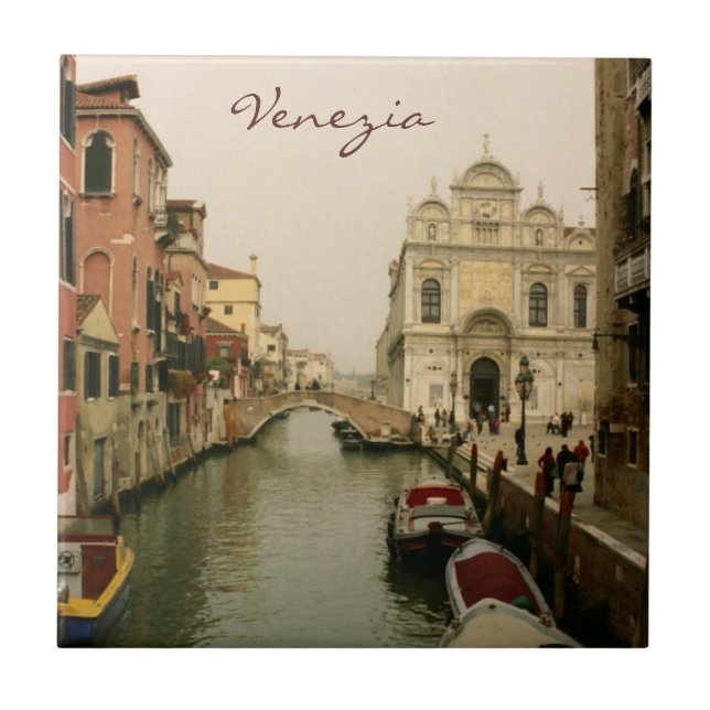 Canal of Venice Trivet Tile (Front)