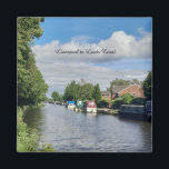 Canal path Magnet<br><div class="desc">This picture was taken in Ormskirk. I was just a lovely view at the time to why I took the photo.</div>