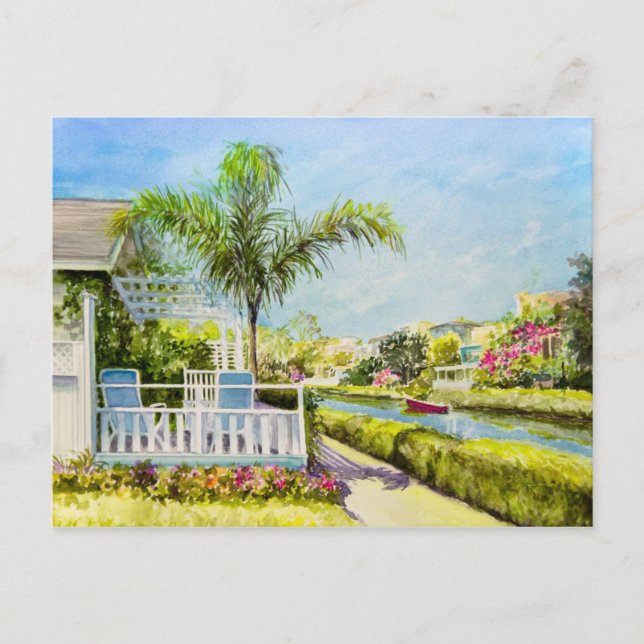 Canal Patio Postcard (Front)