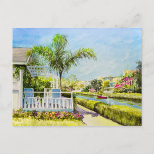Canal Patio Postcard