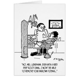 Canal radiculaire à l'ongle de pied invétéré de