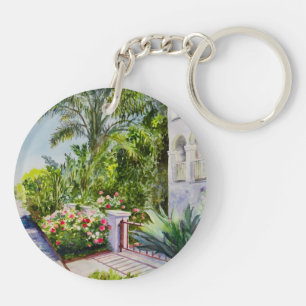 Canal Rose Garden Keychain
