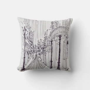 Canal Street New Orleans, Louisiana Throw Pillow