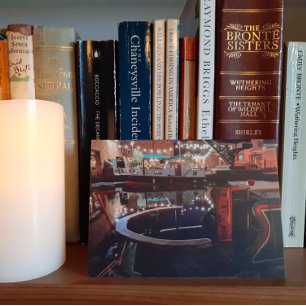 Canal themed card. Blank for your own message. Card