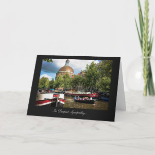 Canal Tour Boat - In Deepest Sympathy Card