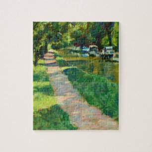 Canal Towpath à Goytre Wharf Jigsaw Puzzle