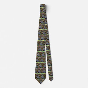 Canal with Women Washing by Vincent van Gogh Tie