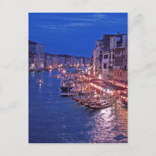Canale Grand in Venice Italy Postcard