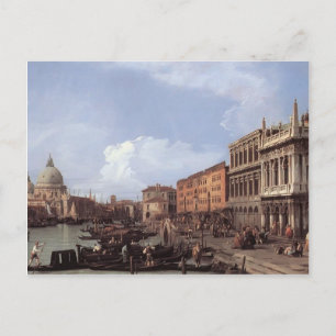 Canaletto- The Molo Looking West Postcard