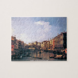 Canaletto - The Rialto Bridge from the south Jigsaw Puzzle