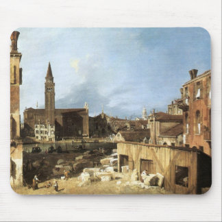 Canaletto,The Stonemason's Yard. Mouse Pad