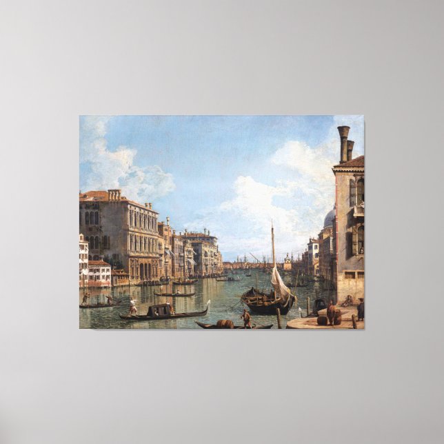 Canaletto View of the Grand Canal    Canvas Print (Front)
