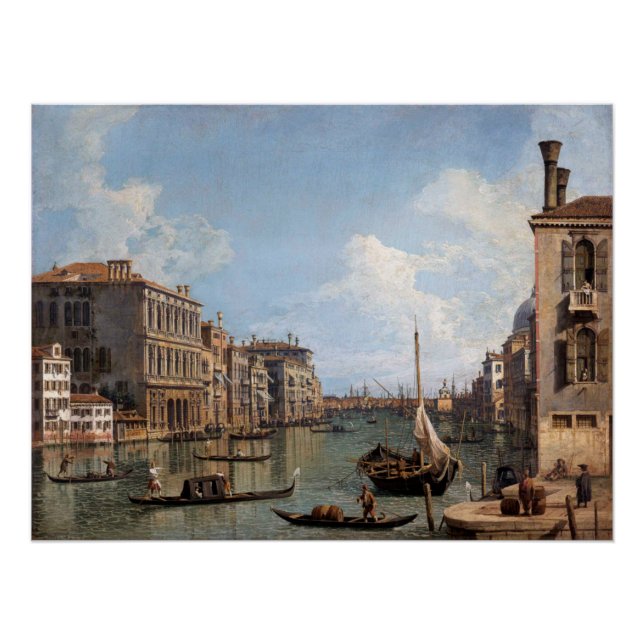 Canaletto View of the Grand Canal    Poster (Front)
