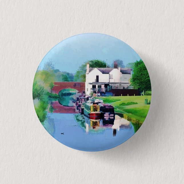 CANALS 1 INCH ROUND BUTTON (Front)