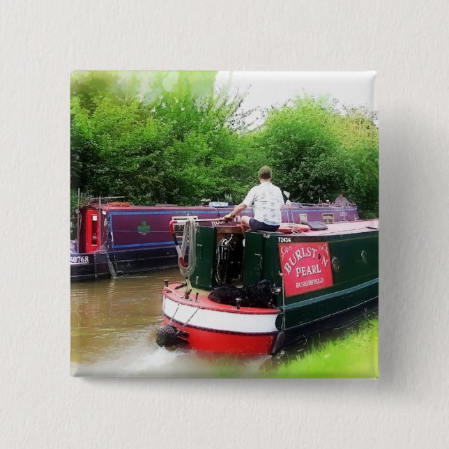 CANALS 2 INCH SQUARE BUTTON (Front)