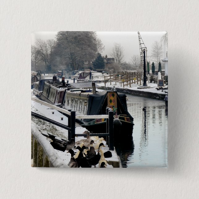 CANALS 2 INCH SQUARE BUTTON (Front)