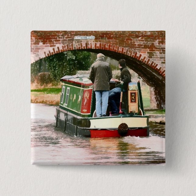 CANALS 2 INCH SQUARE BUTTON (Front)