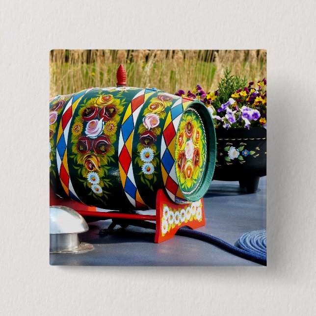 CANALS 2 INCH SQUARE BUTTON (Front)
