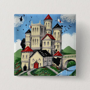 CANALS 2 INCH SQUARE BUTTON