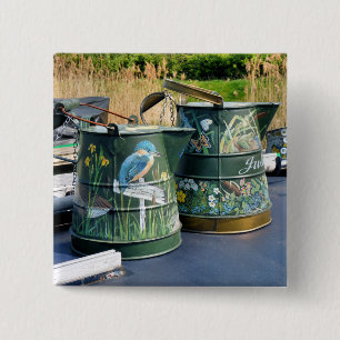 CANALS 2 INCH SQUARE BUTTON