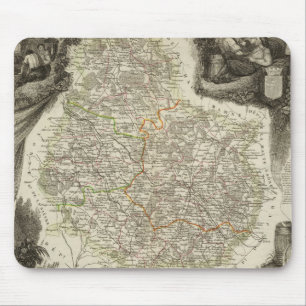 Canals and roads mouse pad