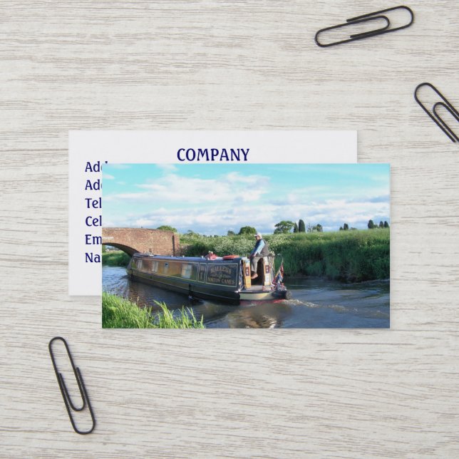 CANALS BUSINESS CARD (Front/Back In Situ)