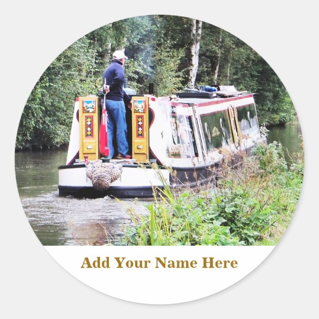 CANALS CLASSIC ROUND STICKER (Front)